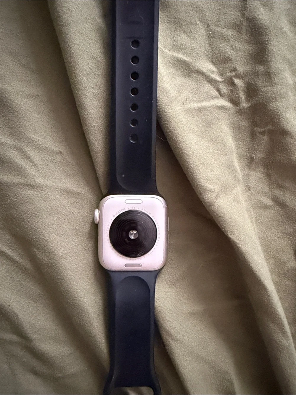 Black Applswstch with Silicone Band - Unbranded Electronics Wearable